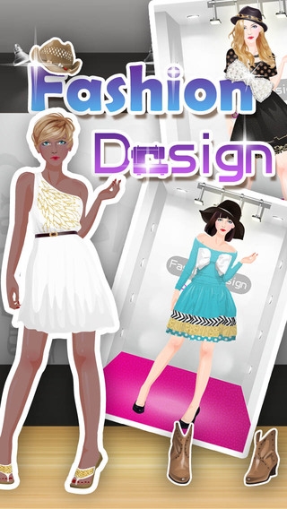 「ファッションデザイン＆ドレスアップ - 女の子ゲーム」のスクリーンショット 2枚目