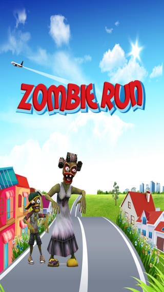 「A City Zombie Run: Uber Endless Running Free Game」のスクリーンショット 1枚目