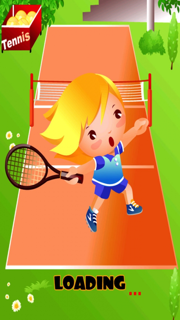 「アクション テニス チャレンジ ゲーム： 無料スポーツ ゲーム: 最高 楽しい iphone と ipad 用アプリ」のスクリーンショット 2枚目