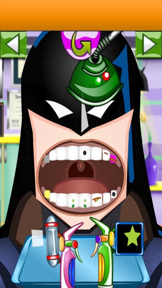 「A Superhero Dentist - 自由のための歯科医師、医師ゲーム」のスクリーンショット 2枚目