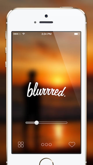「blurrred. - Blur Your Wallpapers For iOS7」のスクリーンショット 1枚目