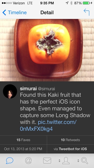 「Tweetbot 3 for Twitter. An elegant client for iPhone and iPod touch」のスクリーンショット 2枚目