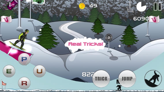 「Pure Snowboarding - Olympic Snowboard Racing Game」のスクリーンショット 3枚目