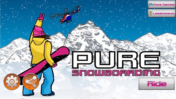 「Pure Snowboarding - Olympic Snowboard Racing Game」のスクリーンショット 1枚目