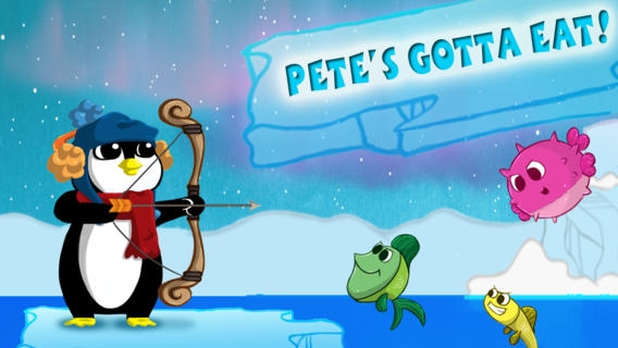 「冷凍食品メーカー、ペンギンアーチェリーゲームの楽しさ」のスクリーンショット 2枚目