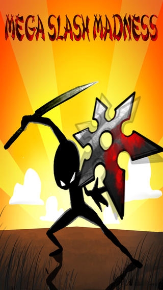 「Amazing Ninja Stickman - Mega Slash Madness FREE!」のスクリーンショット 1枚目