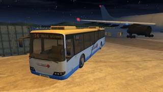 「Airport Bus Parking - Realistic Driving Simulator Free」のスクリーンショット 1枚目