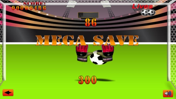 「サッカーのゴールキーパーの無料ゲーム - Soccer Goalie Free Game」のスクリーンショット 1枚目