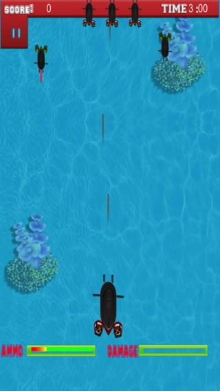 「プロの海底のシューティング ゲーム - A Submarine Shooter Pro Game」のスクリーンショット 1枚目