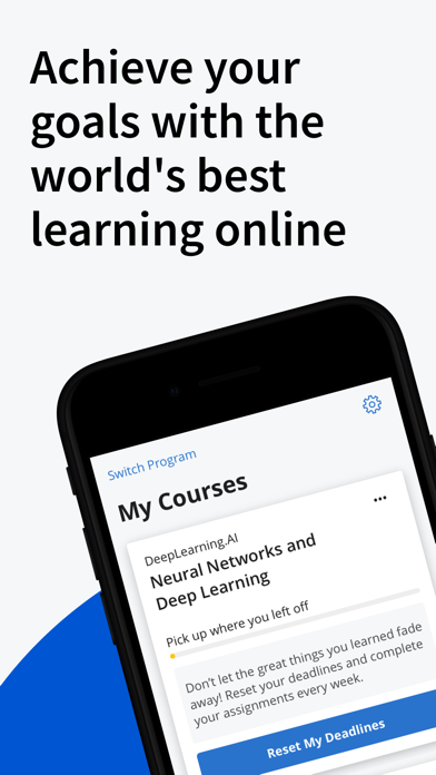 「Coursera: キャリアを成長させる」のスクリーンショット 1枚目