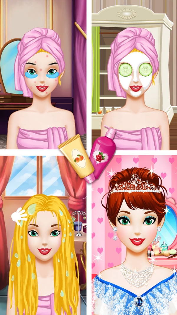 「Princess Salon - Girls Games」のスクリーンショット 2枚目