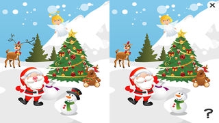 「サンタクロース、雪だるま、エルフ、天使、トナカイルドルフ、そして雪で幼稚園、幼稚園や保育園のためのゲームやパズル：クリスマスについての子供の年齢2-5のためのゲーム。」のスクリーンショット 2枚目