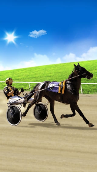 「ダービー競馬 - Harness Racing Champions Free: Jockey Horse Racing Game」のスクリーンショット 1枚目