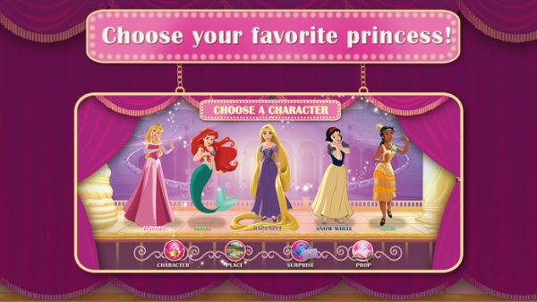 「Disney Princess: Story Theater Free 【英語版】」のスクリーンショット 1枚目