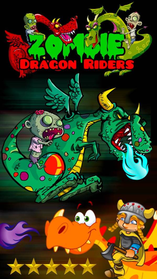 「A Zombie Dragon Rider in The City : FREE Flying & Shooting Multiplayer Games - By Dead Cool Apps」のスクリーンショット 1枚目