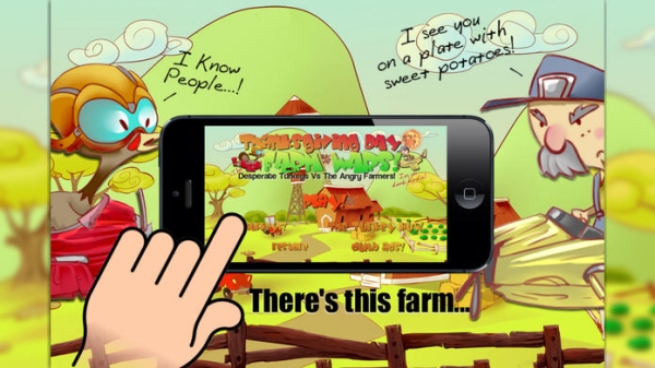 「A Thanksgiving Day Farm War - Escape The Feast!」のスクリーンショット 2枚目
