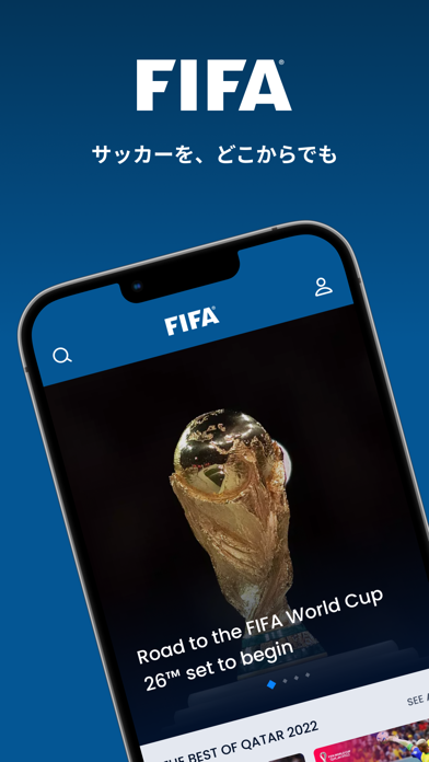 「公式FIFAアプリ」のスクリーンショット 1枚目