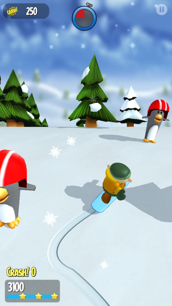 「Snow Spin - Snowboarding Adventure!」のスクリーンショット 2枚目