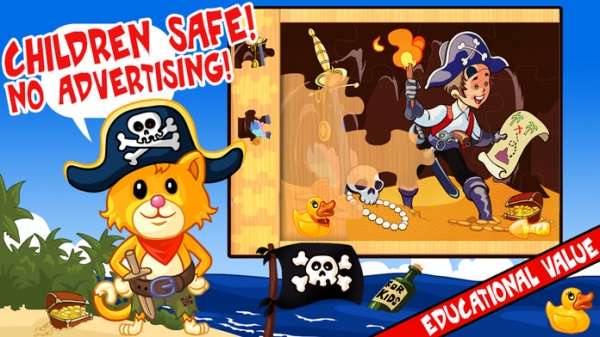 「My Pirates Puzzles - Mr. Pepper's Pirate Puzzle For Preschool Kids and Toddlers」のスクリーンショット 1枚目