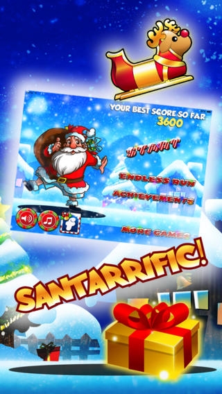 「Santa Claus Christmas Strip Jump Action - Hilarious underwear family xmas adventure ho ho ho FREE by Golden Goose Production」のスクリーンショット 1枚目