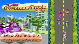 「Animal Icecream Truck Racing : Free」のスクリーンショット 1枚目