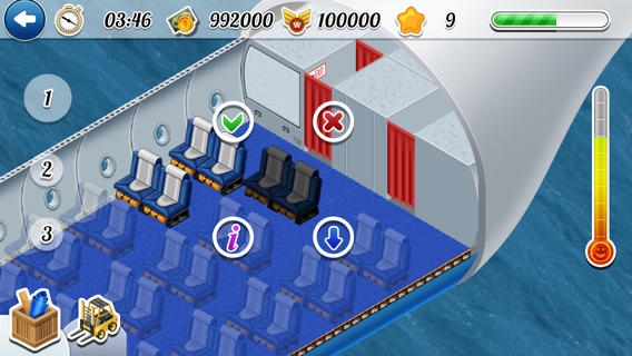「FlightExpress for iPhone - Simulator Game」のスクリーンショット 2枚目