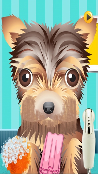 「A Cute Puppy Shave Salon - eXtreme Makeover Spa Games Edition」のスクリーンショット 1枚目