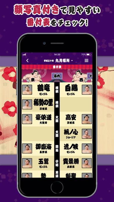 「日本相撲協会公式アプリ｢大相撲｣」のスクリーンショット 3枚目