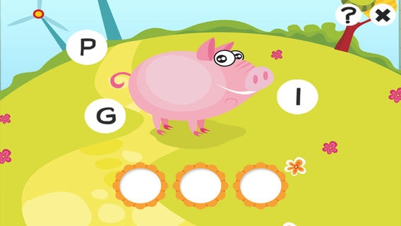 「ABC 農場 ！子供のためのゲーム： 学ぶ 言葉や動物とアルファベットを書き込むことができます。無償、新しい、幼稚園、保育園、学校のために、学習！」のスクリーンショット 3枚目