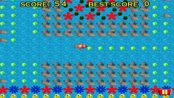「無料魚のゲーム対鮫 - Sharks Versus Fish Game」のスクリーンショット 1枚目