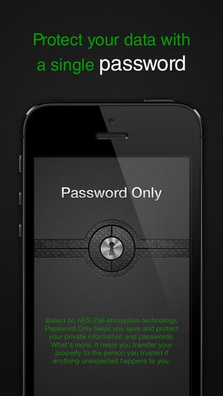 「Password Only – Security Password Manager」のスクリーンショット 1枚目