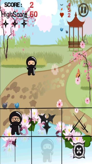 「ミニ忍者マッチ ゲーム無料 - A Mini Ninja Match Game Free」のスクリーンショット 1枚目