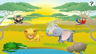 「ABCサファリ！子供のためのゲーム： 学ぶ 言葉や砂漠、ジャングルやサバンナの動物とアルファベットを書き込むことができます。無償、新しい、幼稚園、保育園、学校のために、学習！」のスクリーンショット 1枚目