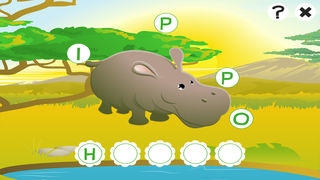「ABCサファリ！子供のためのゲーム： 学ぶ 言葉や砂漠、ジャングルやサバンナの動物とアルファベットを書き込むことができます。無償、新しい、幼稚園、保育園、学校のために、学習！」のスクリーンショット 3枚目