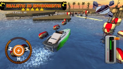 「ボート場3D - 無料運転ゲーム ( Boat Parking & Driving 3D)」のスクリーンショット 2枚目