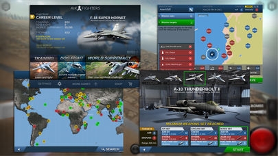 「AirFighters - Combat Flight Simulator」のスクリーンショット 3枚目