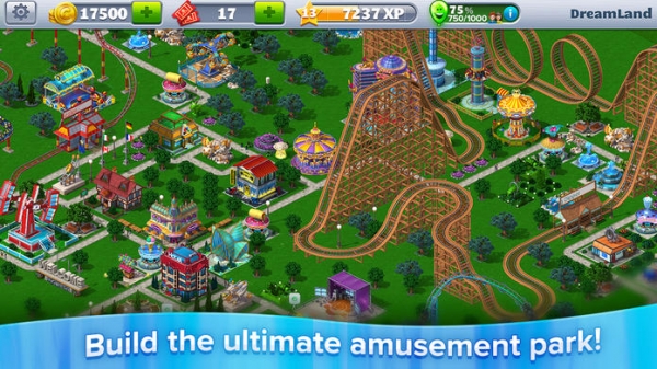 「RollerCoaster Tycoon® 4 Mobile™」のスクリーンショット 1枚目