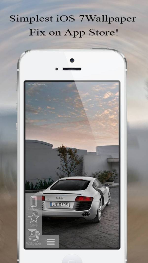 「iOS用7ホーム画面の背景を置き換える - 壁紙フィックス及び訂正」のスクリーンショット 2枚目