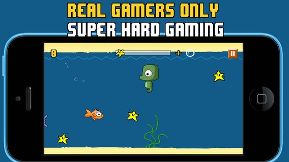 「Floppy Splashy Fish - Underwater Flappy Adventure」のスクリーンショット 2枚目