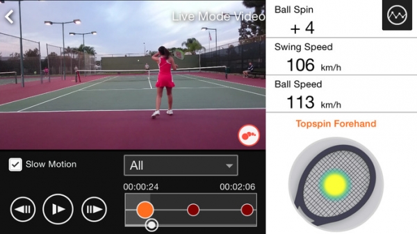 「Smart Tennis Sensor」のスクリーンショット 2枚目
