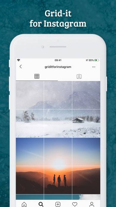 「Grid-it - tiles for Instagram」のスクリーンショット 1枚目