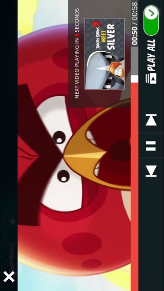 「ToonsTV: Angry Birds video app」のスクリーンショット 3枚目
