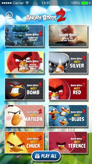 「ToonsTV: Angry Birds video app」のスクリーンショット 2枚目