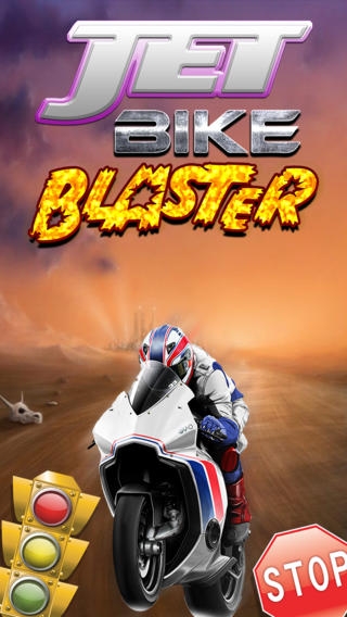 「ジェットバイクブラスター - 無料バイクハイウェイ高速スピードレースゲーム」のスクリーンショット 1枚目