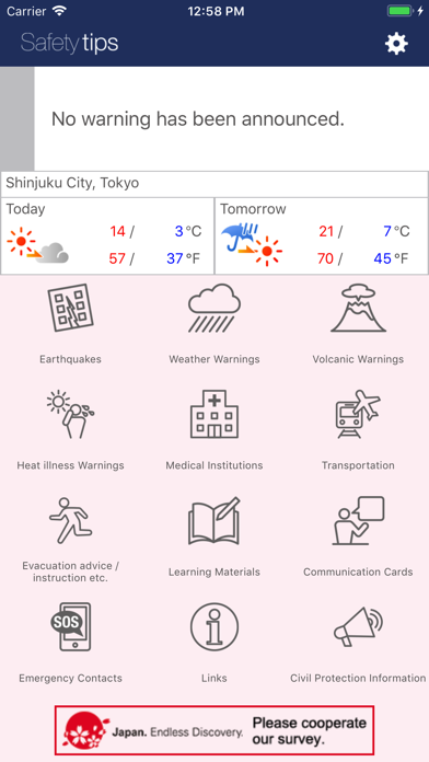 「Safety tips」のスクリーンショット 1枚目