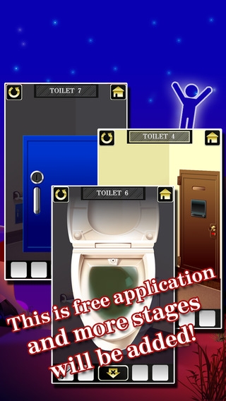 「【完成】脱出ゲーム "100 Toilets 2" 謎解き推理脱出ゲーム」のスクリーンショット 2枚目