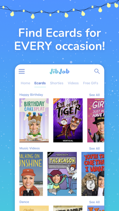 「JibJab: Funny Cards & Videos」のスクリーンショット 3枚目