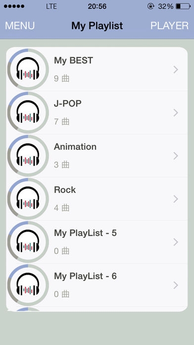 「MusicBoxωΩ 2  -無料すごいMP3プレイヤー-」のスクリーンショット 3枚目