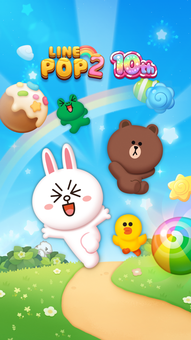 「LINE POP2 パズルゲーム-パズル暇つぶしパズルゲーム」のスクリーンショット 1枚目