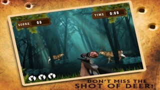 「-森林のシカのハンター大きな降圧撮影サファリ楽しいゲームをプレイします。」のスクリーンショット 1枚目
